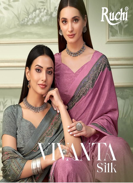 Vivanta Silk Vol 37 By Ruchi Silk Saree Exporters In India